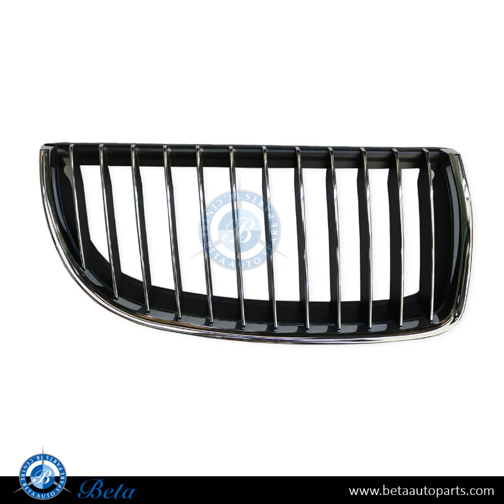 Right Side Radiator Grille Chrome color for BMW 3 Series E90 2005-2008 models, Part Number 51137120010 Right Side Radiator Grille Chrome color for BMW 3 Series E90 2005-2008 models, Part Number 51137120010